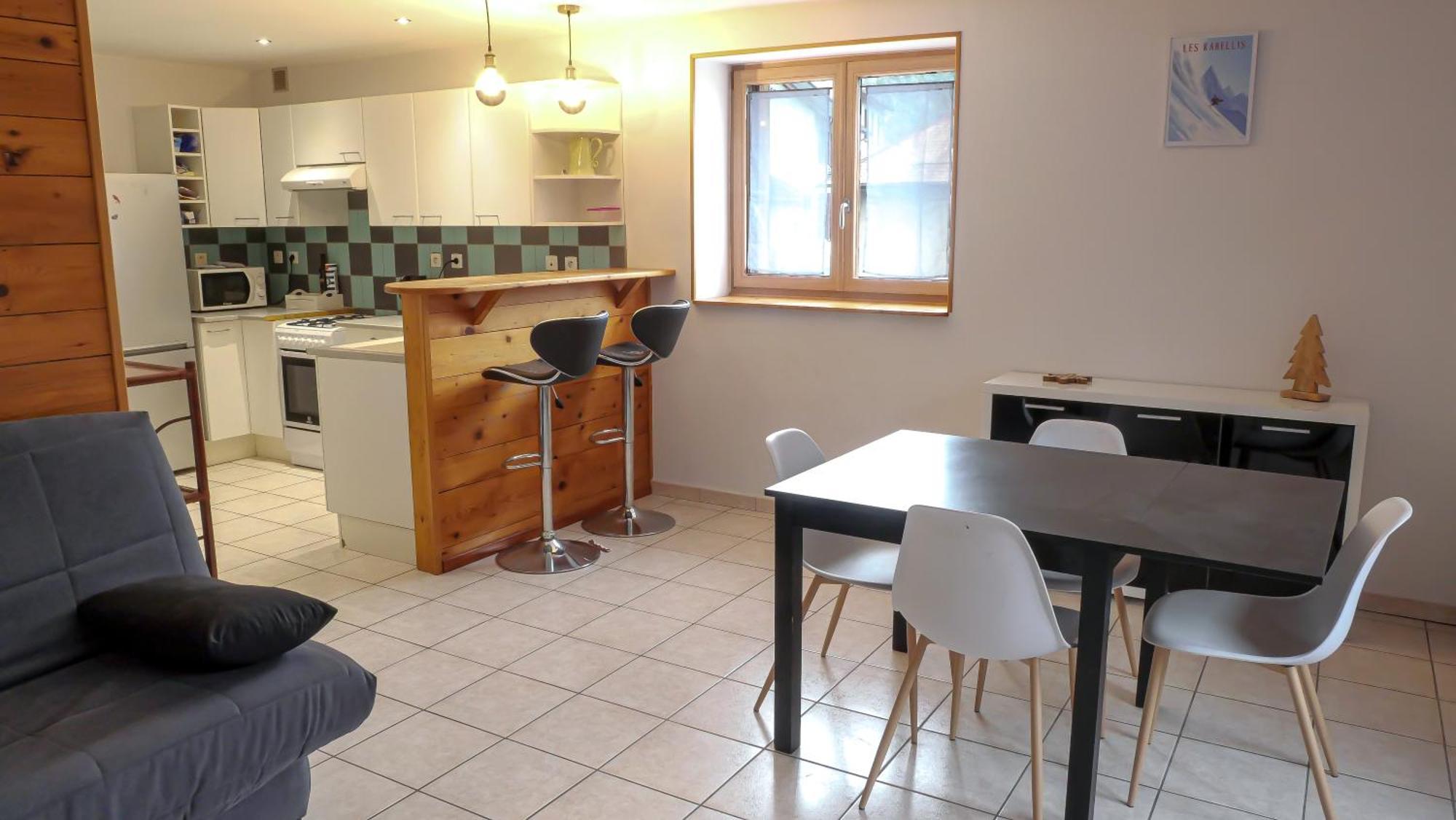 Appartement calme à 5 min de St Jean de Maurienne Montricher-Albanne Esterno foto